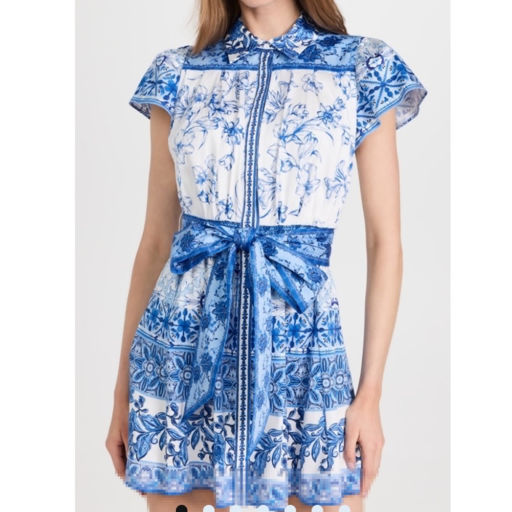 Alice + Olivia blue dress